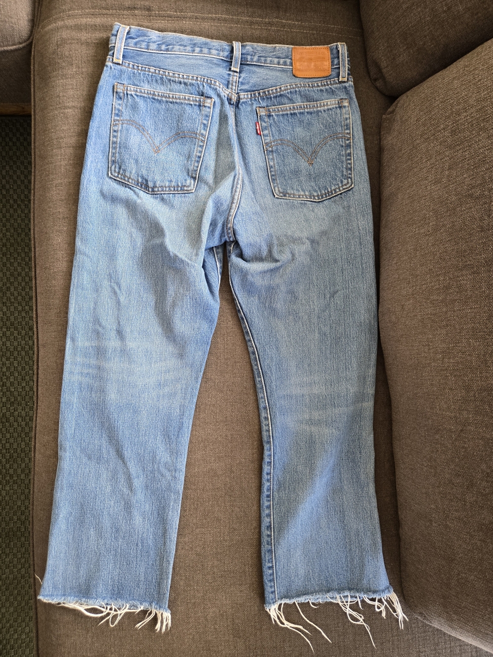 Levi's Women's Wedgie Straight Jeans with Raw Hem